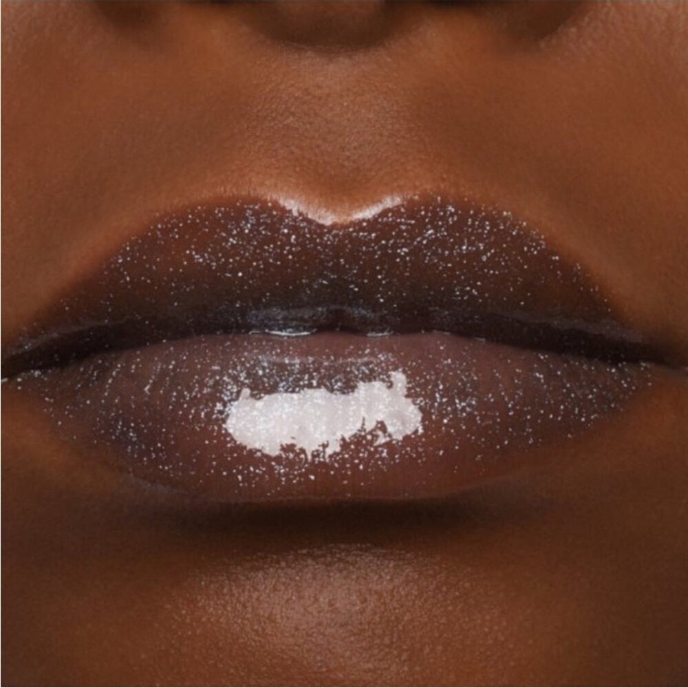 🪦Jeffree Star Six Feet Under The Gloss - sheer dark gray w silver sparkles - Picture 2 of 9